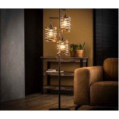 ZI Floor lamp 3L spindle, slate grey